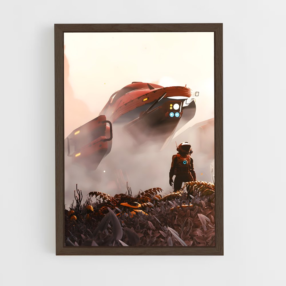 Poster Cosmic Roadster – affiche No man sky (vue 5)